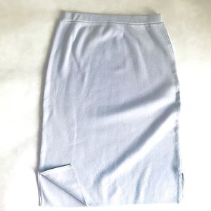 Nina Ricci, Pale Blue, knit, pencil skirt, size S